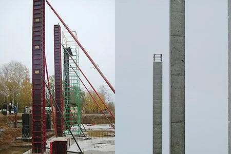 Опалубка высоких колонн мелкощитовая стальная МСК — характеристики и описание
