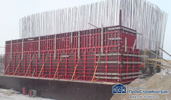 Опалубка мостовых опор стальная крупнощитовая Опрус-3 — характеристики и описание