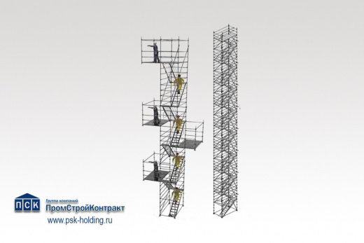 Лестница доступа PSK SCAFF SYSTEM — характеристики и описание